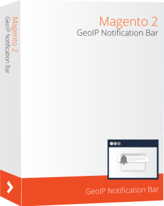 Magento 2 GeoIP Notification Bar Extension